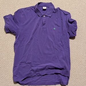 Brooks Brothers 1818 Purple Polo Shirt XL Original Fit